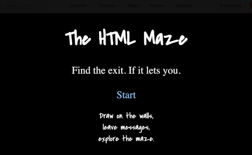The HTML Maze: პლატფორმა, რომელიც ვებ-დეველოპმენტის შესწავლას სახალისო თამაშად აქცევს