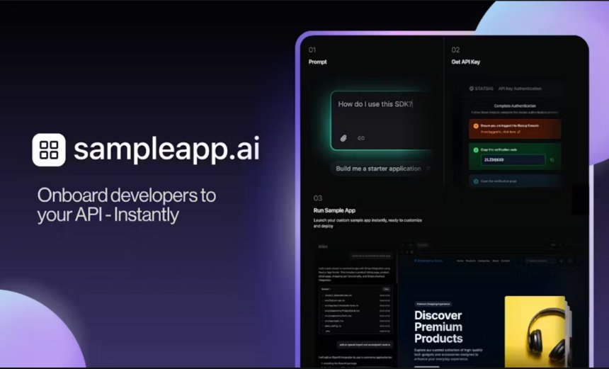 sampleapp.ai: AI, რომელიც თქვენი API-სთვის სადემონსტრაციო აპლიკაციას წუთებში წერს და დეველოპერებს საათებს უზოგავს