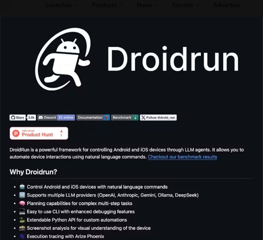 Droidrun: AI-აგენტები, რომლებიც თქვენს Android-აპლიკაციებს თქვენ მაგივრად იყენებენ