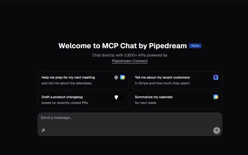 MCP Chat: Pipedream-ის AI-ასისტენტი, რომელიც მარკეტინგულ სტრატეგიას თქვენთან დიალოგის რეჟიმში ქმნის