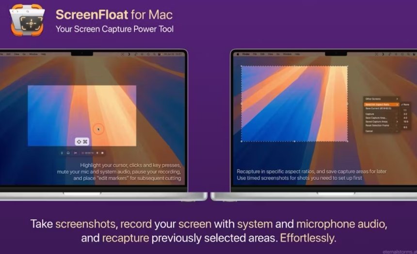 ScreenFloat: „მცურავი“ სქრინშოთები თქვენი Mac-ისთვის, რომელიც სამუშაო პროცესს რადიკალურად ცვლის
