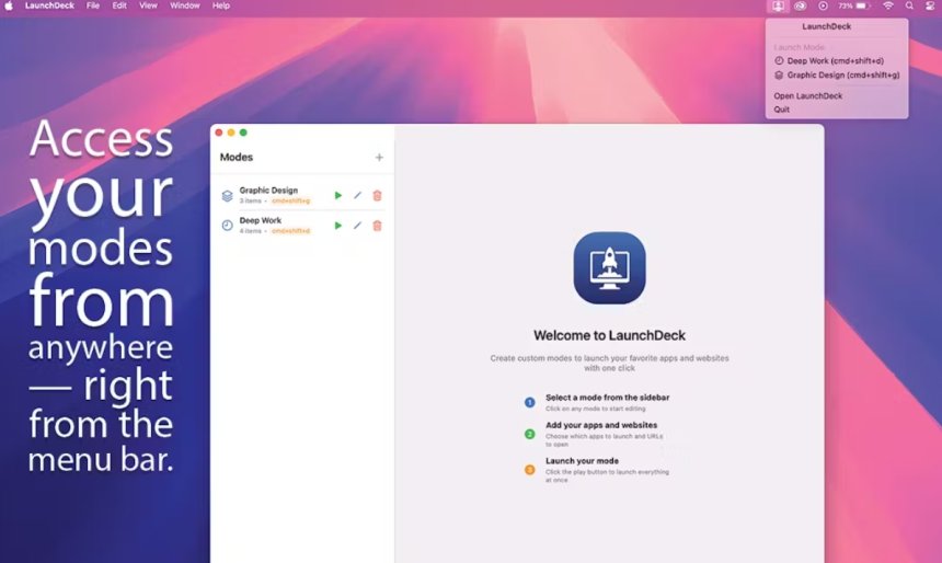 LaunchDeck: დახვეწილი „გამშვები პულტი“ თქვენი Mac-ისთვის, რომელიც აპლიკაციების გაშვებას ელეგანტურ გამოცდილებად აქცევს